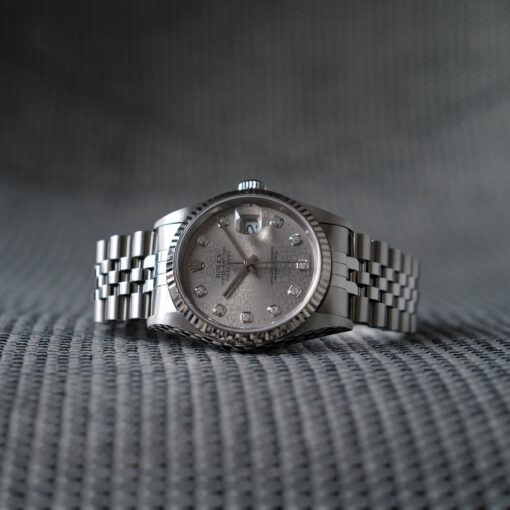 【VALUE PRICE】ロレックス/デイトジャスト16234G/P番/コンピューター/後期10Pダイヤモンド/保証書付き/ROLEX DATE JUST Ref.16234G "Computer 10P Diamonds" with Guarantee 2000y - 画像 (7)