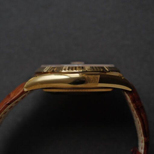 ロレックス/デイデイト118138/コニャック/18Kイエローゴールド/ほぼ未使用/ROLEX DAY DATE REF.118138 "COGNAC" 18KYG FULL SET 2017y NEVER USED - 画像 (8)
