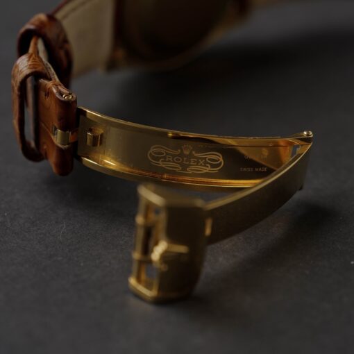 ロレックス/デイデイト118138/コニャック/18Kイエローゴールド/ほぼ未使用/ROLEX DAY DATE REF.118138 "COGNAC" 18KYG FULL SET 2017y NEVER USED - 画像 (11)