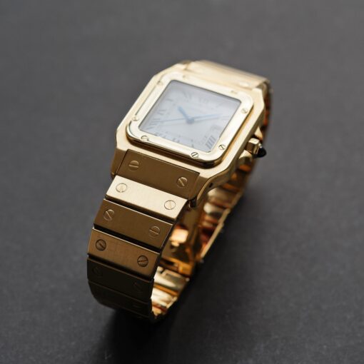 ON HOLD/カルティエ/サントス/カレ/2960/29mm/GM/18Kイエローゴールド/CARTIER SANTOS Carrée REF.2960 Or Massif 29mm GM case 18KYG - 画像 (6)