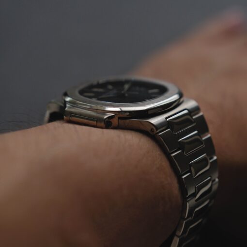 パテック・フィリップ/3800/1G-011/ブルーグレー/18Kホワイトゴールド/箱・アーカイブ付属/PATEK PHILIPPE NAUTILUS REF.3800/1G-011 "Blue Grey" 18K White Gold 1991 with Box and Archive - 画像 (6)