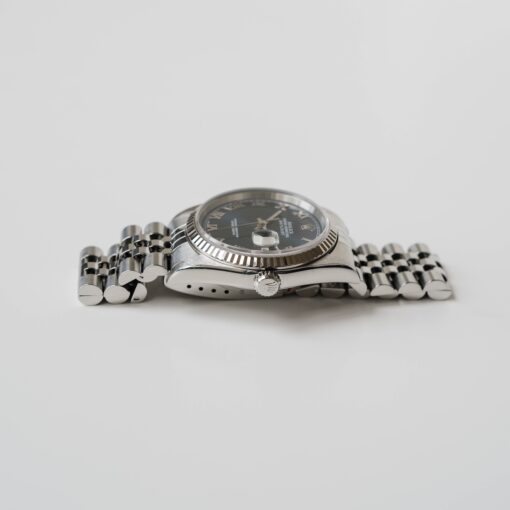 ロレックス/デイトジャスト16234/ブルーローマン/ 18Kホワイトゴールドベゼル/箱・保証書付き/ROLEX DATE-JUST REF.16234 "BLUE ROMAN" 18KWG bezel with Box and Paper 2001y - 画像 (7)
