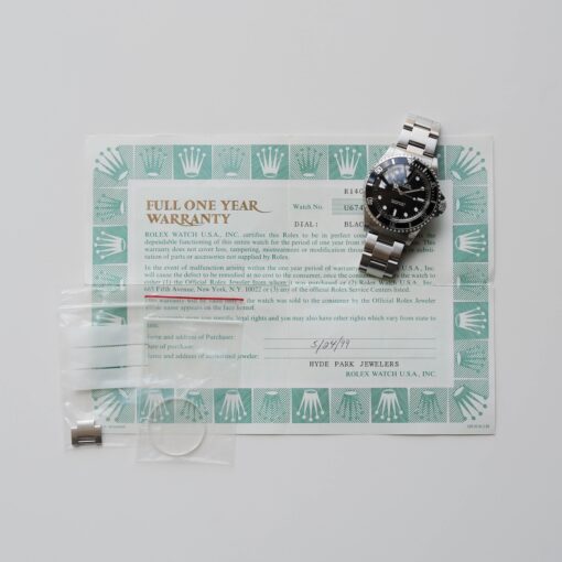 ロレックス/サブマリーナー14060/U番/ドーム風防/トリチノバ/USギャランティー付/ ROLEX SUBMARINER “DOME” Ref.14060 Tritinova with US Guarantee 1997y - 画像 (2)