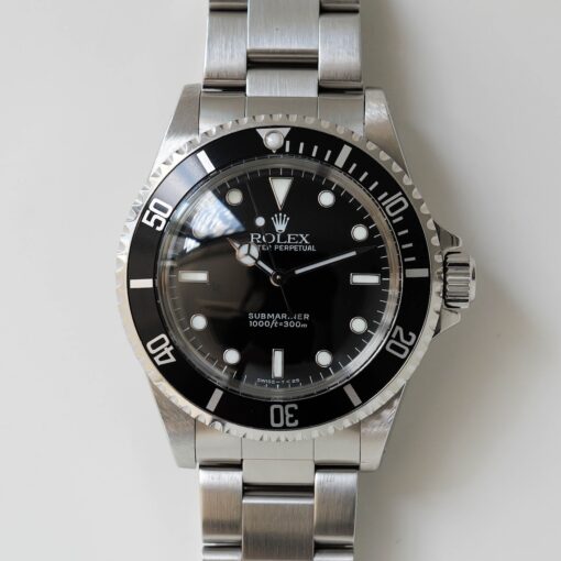 ロレックス/サブマリーナー14060/U番/ドーム風防/トリチノバ/USギャランティー付/ ROLEX SUBMARINER “DOME” Ref.14060 Tritinova with US Guarantee 1997y - 画像 (4)