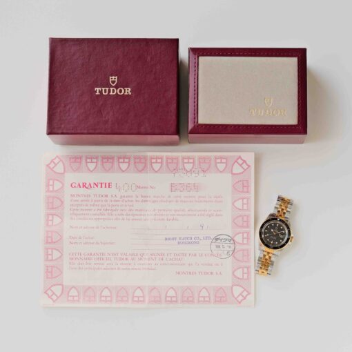 チューダー/ミニサブ73091/18Kイエローゴールド/箱・保証書付き/TUDOR MINI-SUB REF.73091 18KYG 1991 with Paper and Box - 画像 (2)