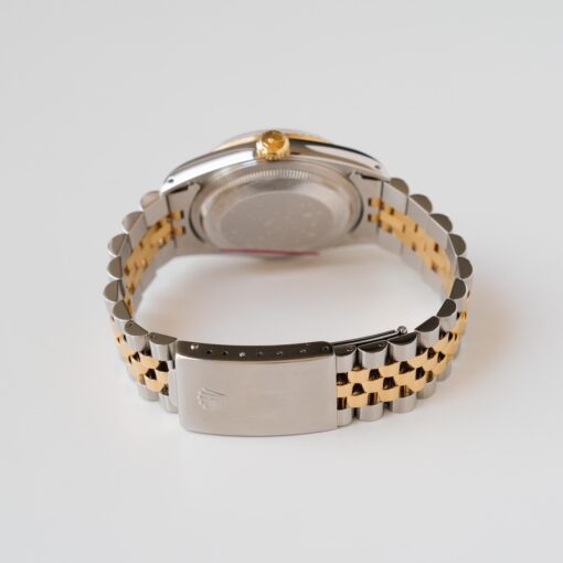 ロレックス/デイトジャスト/X番/グレー ローマンダイヤル/箱・保証書付フルセット/ROLEX DATE-JUST REF.16233 18KYG “GREY ROMAN” 1991y with Box and Paper - 画像 (11)