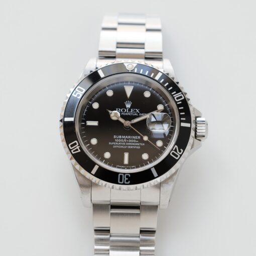 ロレックス/サブマリーナー/W番/オールトリチウム/裏蓋シール/箱・保証書付/ROLEX SUBMARINER DATE REF.16610 W Serial 1995 with Box and Paper - 画像 (5)