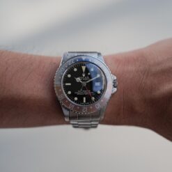 Alternative view of ロレックス/GMTマスター1675/後期ミラーダイヤル/マーク１ベゼル/ROLEX GMT-MASTER REF.1675 "GILT DIAL" Mk.1 Bezel 1966y-67y