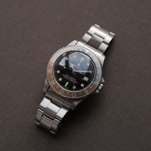 ロレックス/GMTマスター1675/後期ミラーダイヤル/マーク１ベゼル/ROLEX GMT-MASTER REF.1675 "GILT DIAL" Mk.1 Bezel 1966y-67y - 画像 (5)