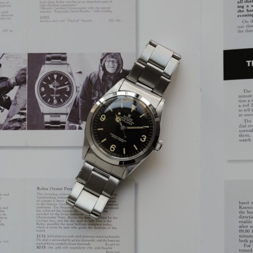 【ON HOLD】 ロレックス/エクスプローラー1/1016/マーク６/ミラーダイヤル/ROLEX EXPLORER REF.1016 "GILT DIAL" Mark 6 1966y - 画像 (3)