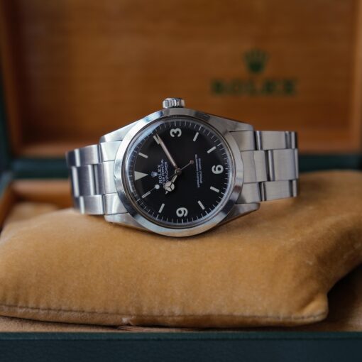 ロレックス/エクスプローラー1/1016/マーク5マットダイヤル/元箱・USギャラ付/ROLEX EXPLORER REF.1016 "Mark 5 MATTE DIAL" 1984y with Box and US Guarantee - 画像 (3)