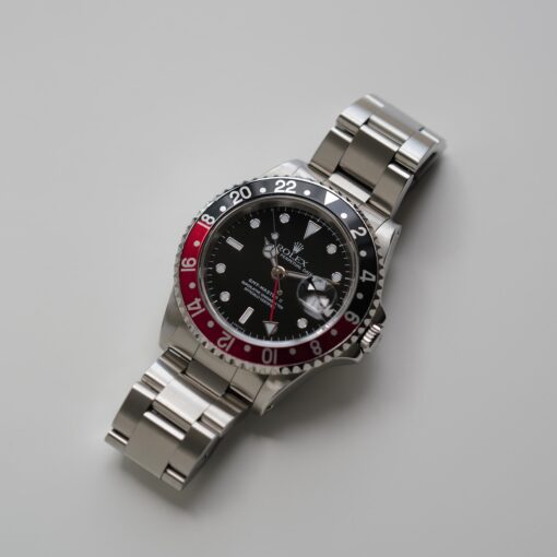 ロレックス/GMTマスター2/16710/A番/コークベゼル/オンリースイス/保証書付フルセット/ROLEX GMT-MASTER2  REF.16710 "ONLY SWISS"  Coke Bezel A-Serial 1998-99Y Full Set - 画像 (5)