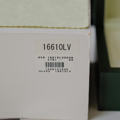 【ON HOLD】ロレックス/サブマリーナーデイト16610LV/Z番/グリーンサブ/保証書付フルセット/ROLEX SUBMARINER DATE REF.16610LV "KERMIT" Z-Serial 2006-07Y FULL SET - 画像 (13)