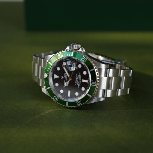 【ON HOLD】ロレックス/サブマリーナーデイト16610LV/Z番/グリーンサブ/保証書付フルセット/ROLEX SUBMARINER DATE REF.16610LV "KERMIT" Z-Serial 2006-07Y FULL SET - 画像 (3)