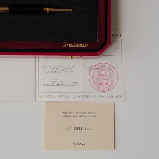 【ON HOLD】カルティエ/ペンシル/ウォッチ/カレンダー/2000年記念/エディション2000本/CARTIER PENCIL CALENDAR WATCH 2000 Year Anniversary 2000 piece Limited Edition - 画像 (13)