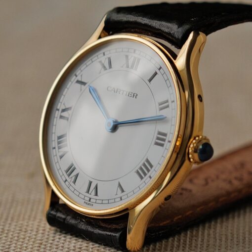カルティエ/リヴィエラLM/10713/パリ表記/ホワイトローマン/18Kイエローゴールド/CARTIER RIVIERA LM REF.10713 "PARIS" White Roman Dial 18KYG 1970s - 画像 (5)