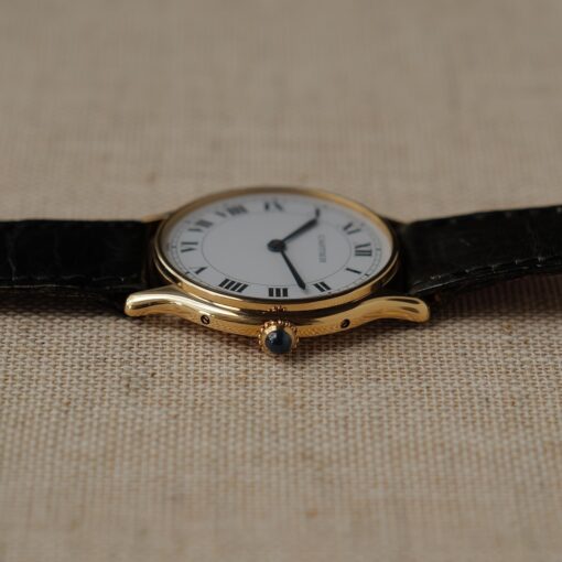カルティエ/リヴィエラLM/10713/パリ表記/ホワイトローマン/18Kイエローゴールド/CARTIER RIVIERA LM REF.10713 "PARIS" White Roman Dial 18KYG 1970s - 画像 (11)